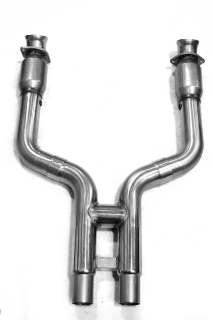 Kooks 11-14 Ford Mustang GT 5.0L 4V 3in x 2 3/4in OEM Exhaust GREEN Cat H Pipe Kooks HDR Req - Graveyard Performance