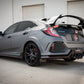aFe Takeda 2.5in 304SS Axle-Back Exhaust System 17-19 Honda Civic Type R L4-2.0L (t) - BL Flame Tip