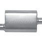 Gibson MWA Superflow Offset/Center Oval Muffler - 4x9x14in/3in Inlet/3in Outlet - Stainless