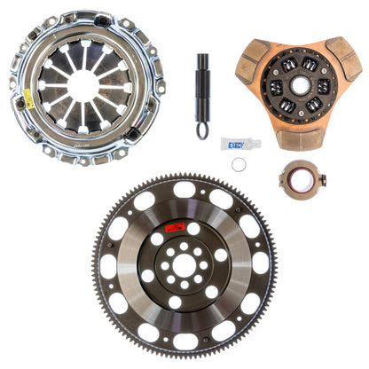Exedy 2002-2006 Acura RSX Base L4 Stage 2 Cerametallic Clutch Thick Disc Incl. HF02 Lightweight FW - Graveyard Performance