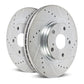 Power Stop 14-19 Ford Fiesta Front Evolution Drilled & Slotted Rotors - Pair
