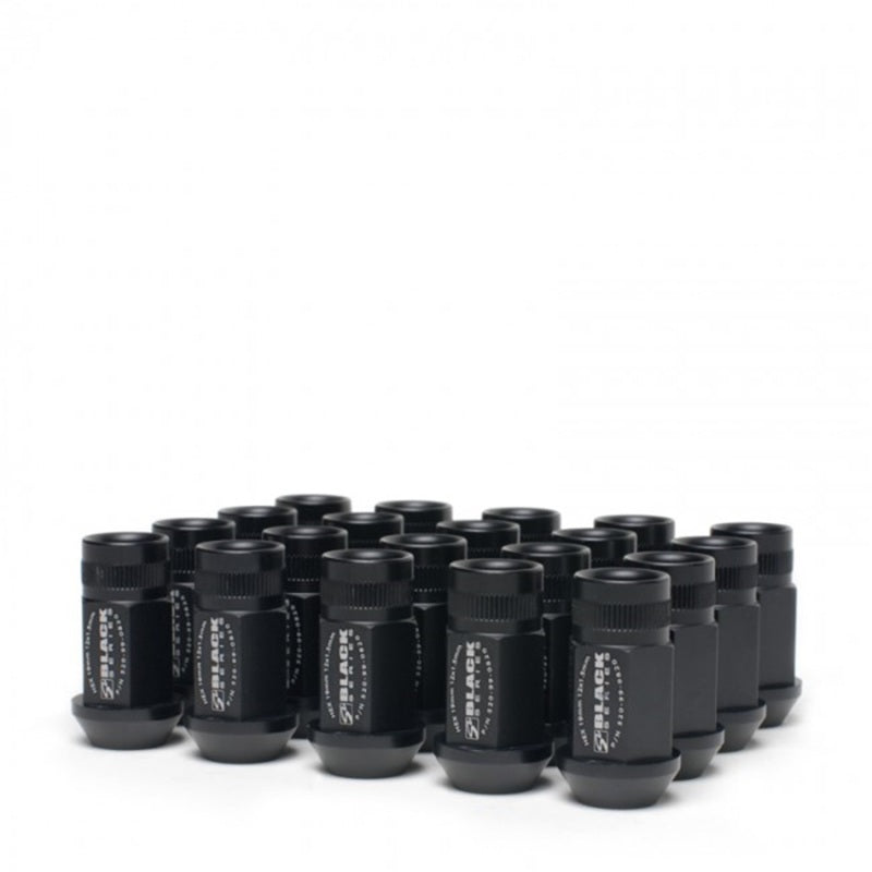 Skunk2 12 x 1.5 Forged Lug Nut Set (Black Series) (20 Pcs.) - Graveyard Performance