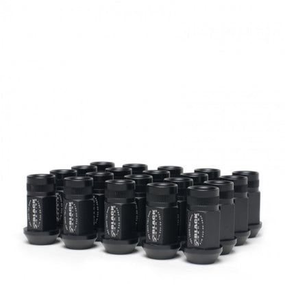 Skunk2 12 x 1.5 Forged Lug Nut Set (Black Series) (20 Pcs.) - Graveyard Performance