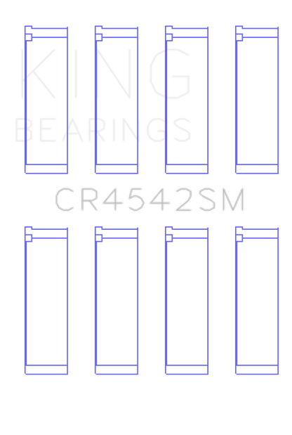 King Honda K-Series (Except A3) 16v 2.0L/2.3L/2.4L Connecting Rod Bearing Set (Set of 4) - Graveyard Performance