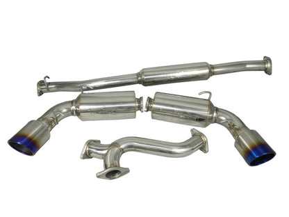 Injen 13-20 Subaru BRZ/Toyota 86 2.0L 4cyl SS CB Exhaust w/ Dual Injen Embossed Muffler - Graveyard Performance