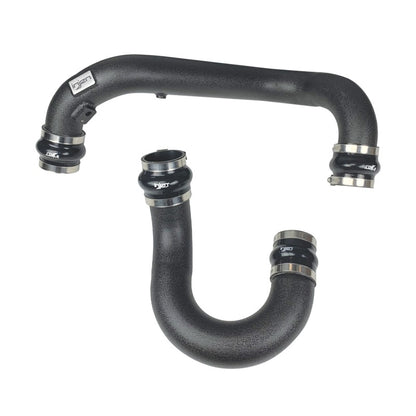 Injen 18-19 Audi S4/S5 (B9) V6 3.0L Turbo Wrinkle Black Intercooler Piping - Graveyard Performance