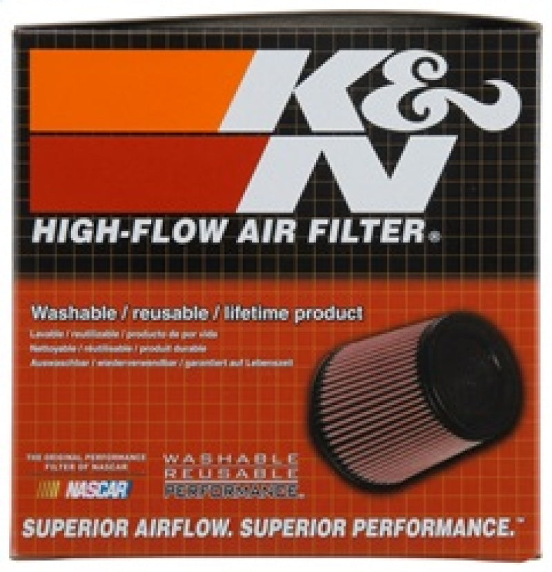 K&N Universal Rubber Filter 5in Flange ID x 6.5in Base OD x 4.5in Top OD x 4.125in Height - Graveyard Performance