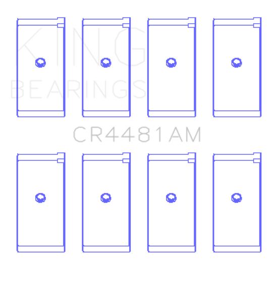 King Engine Bearings Mitsubishi 4G63/4G64 6 Bolt 1st Gen DSM (Size 0.50mm) Rod Bearing Set