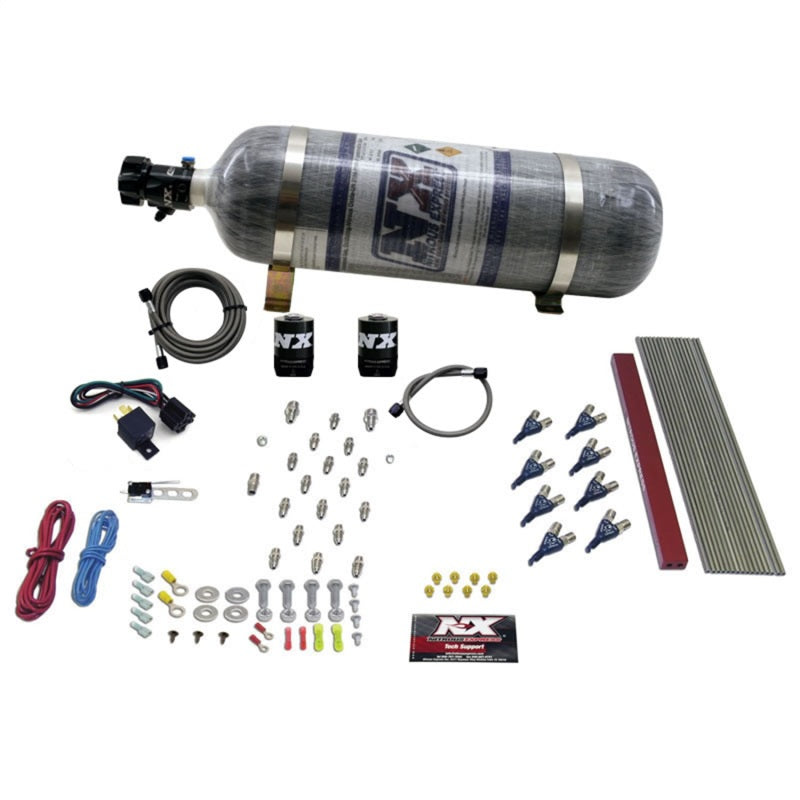 Nitrous Express GM LT1/LS1 Pro Piranha Nozzle Gas Nitrous Kit w/Composite Bottle - Graveyard Performance