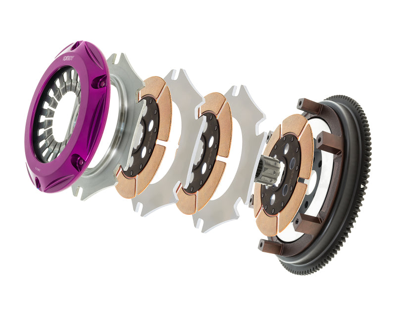 Exedy 1993-1998 Toyota Supra Twin Turbo L6 Hyper Triple Cerametallic Clutch Rigid Disc Pull Type - Graveyard Performance