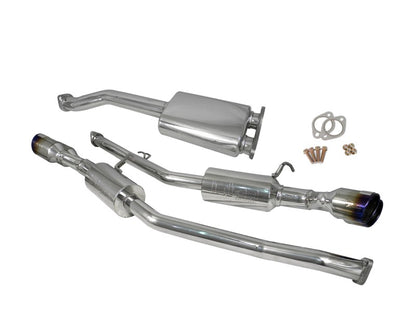 Injen 10-13 Hyundai Genesis Coupe 2.0L(t) 4cyl SS Exhaust w/ 76mm Y-Pipe Resonator/Molded SS Flanges - Graveyard Performance