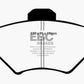 EBC 94-98 Ford Mustang 3.8 Redstuff Front Brake Pads