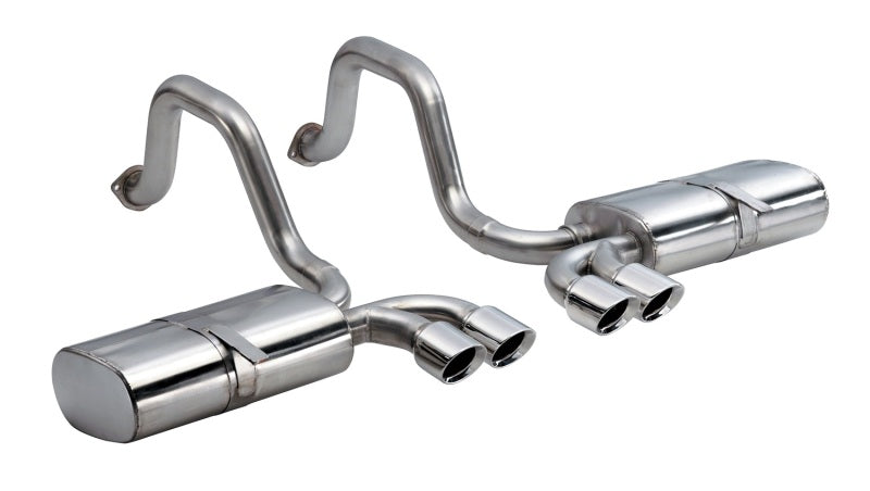 Corsa 1997-2004 Chevrolet Corvette C5 Z06 5.7L V8 Polished Sport Axle-Back Exhaust - Graveyard Performance