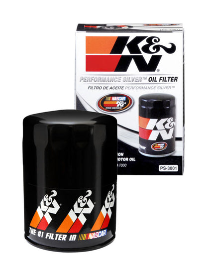 K&N Oil Filter for Ford/Audi/VW/Toyota/Mercury/Mazda/Nissan/Dodge/Lincoln/Volvo 3.656in OD - Graveyard Performance