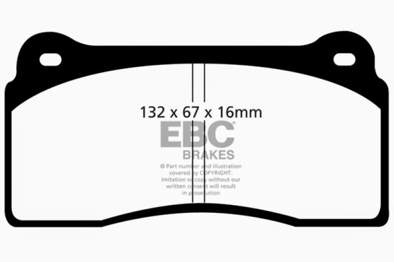 EBC 99-03 Aston Martin DB7 5.9 Bluestuff Front Brake Pads - Graveyard Performance
