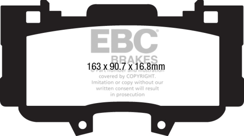 EBC brake Ultimax2 brake Pads - Graveyard Performance