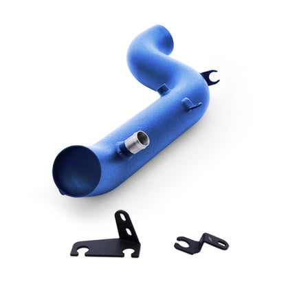 Mishimoto 2016 Ford Focus RS 2.3L Performance Air Intake Kit - Wrinkle Nitrous Blue - Graveyard Performance