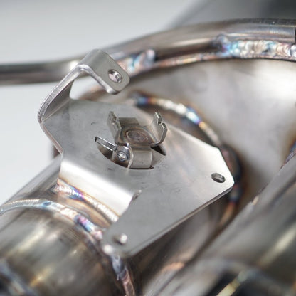 Stainless Works 18+ Ford Mustang GT Redline Cat-Back Performance Connect H-Pipe w/ Active Valves - Graveyard Performance