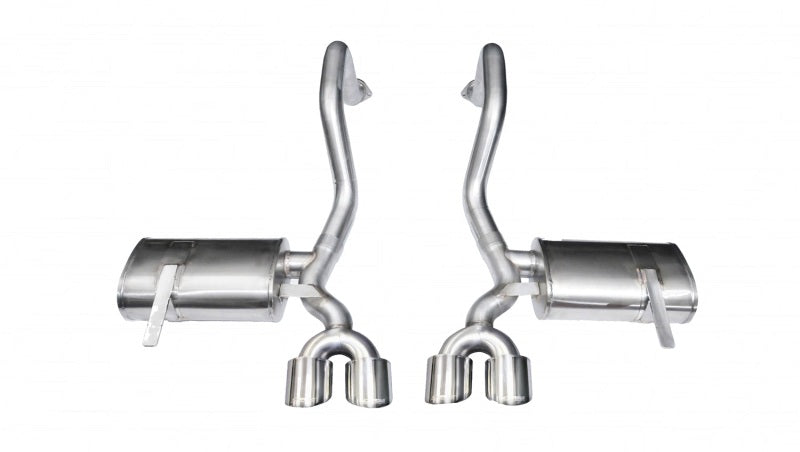 Corsa 1997-2004 Chevrolet Corvette C5 Z06 5.7L V8 Polished Xtreme Axle-Back Exhaust - Graveyard Performance