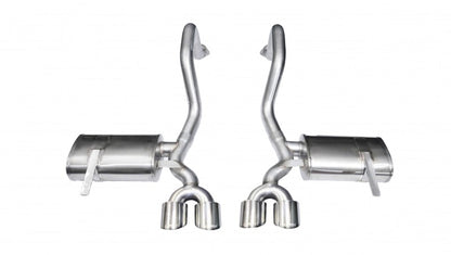 Corsa 1997-2004 Chevrolet Corvette C5 Z06 5.7L V8 Polished Xtreme Axle-Back Exhaust - Graveyard Performance