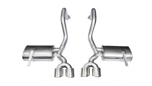 Corsa 1997-2004 Chevrolet Corvette C5 Z06 5.7L V8 Polished Xtreme Axle-Back Exhaust - Graveyard Performance