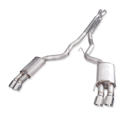 Stainless Works 18+ Ford Mustang GT Redline X-Pipe Performance Connect Cat-Back Exhaust - Graveyard Performance