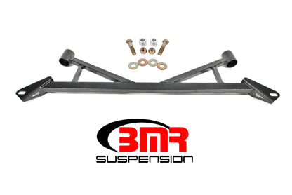 BMR 15-17 S550 Mustang Front 4-Point Subframe Chassis Brace - Black Hammertone - Graveyard Performance