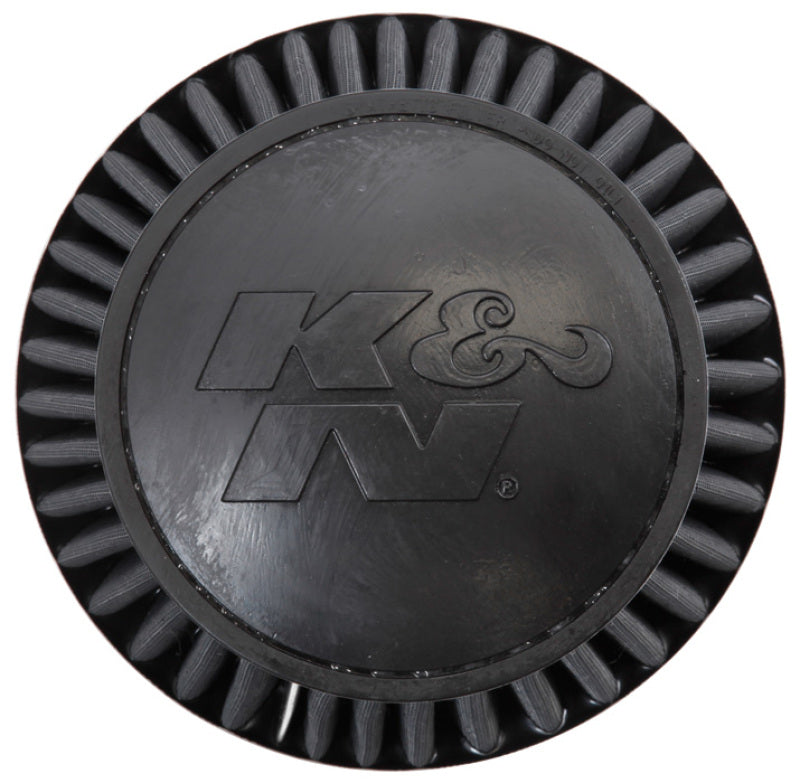K&N Universal Rubber Filter Round Tapered 6in Flange ID x 7.5in Base OD x 5.25in Top OD x 6in Height - Graveyard Performance