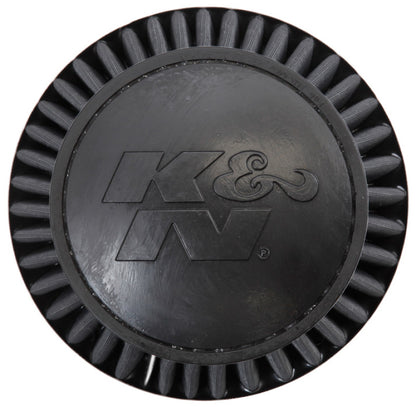 K&N Universal Rubber Filter Round Tapered 6in Flange ID x 7.5in Base OD x 5.25in Top OD x 6in Height - Graveyard Performance