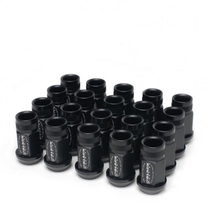 Skunk2 12 x 1.5 Forged Lug Nut Set (Black Series) (20 Pcs.) - Graveyard Performance