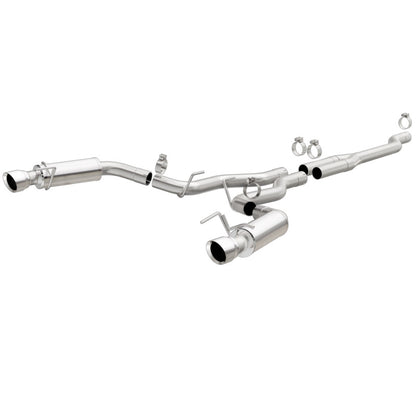 MagnaFlow Cat Back, SS, 2.5in, Competition, Dual Split Polish 4.5in Tips 2015 Ford Mustang Ecoboost - Graveyard Performance