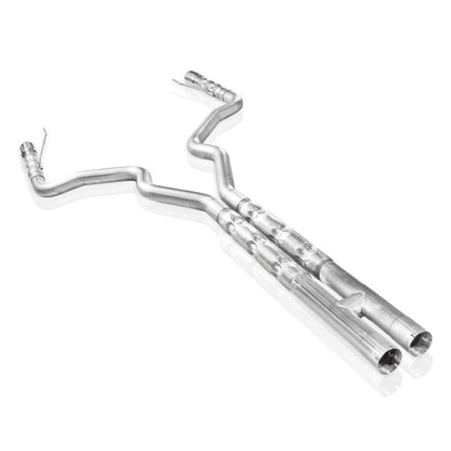 Stainless Works 2015-16 Mustang GT 3in Catback H-Pipe Retro Chambered Mufflers 2-1/2in Cores - Graveyard Performance