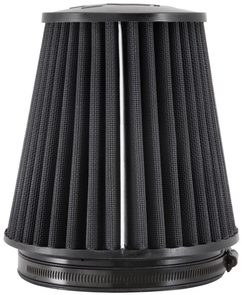 K&N Universal Rubber Filter Round Tapered 6in Flange ID x 7.5in Base OD x 5.25in Top OD x 8in Height - Graveyard Performance