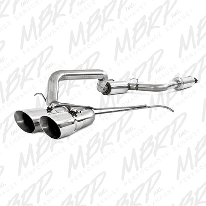 MBRP 13-14 Ford Focus ST 2.0L EcoBoost Dual Center Outlet T409 3in Cat Back - Graveyard Performance