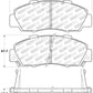 StopTech Performance 97-99 Acura CL/ 97-01 Integra Type R/91-95 Legend/91-05 NSX Front Brake Pads