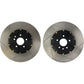 StopTech 09-11 Nissan GT-R Front Slotted Bare Iron 380x34mm AeroRotor Kit Pair