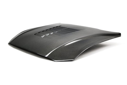 Anderson Composites 18-19 Ford Mustang Double Sided Type-GT5 Carbon Fiber Hood - Graveyard Performance