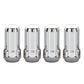 McGard SplineDrive Lug Nut (Cone Seat) 1/2-20 / 1.60in. Length (4-Pack) - Chrome (Req. Tool)