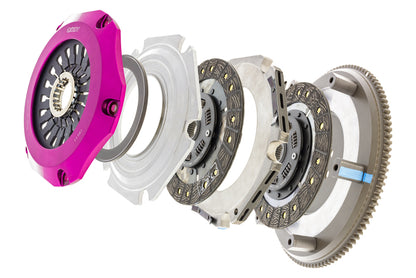 Exedy 96-06 Mitsubishi Evo 4-9 4G63T 2.0L Twin-Organic Clutch Kit - Graveyard Performance
