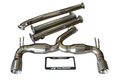 Evo X Top Speed Pro 1 Catback + Test Pipe Combo