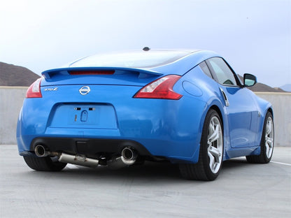 aFe Takeda 2.5inch SS Exhaust Cat-Back 09-13 Nissan 370Z V6 3.7L Polished Tips - Graveyard Performance