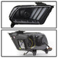 Spyder 13-14 Ford Mustang (HID Only) Projector Headlights w/Turn Signals - Blk PRO-YD-FM13HID-BK