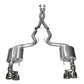Corsa 2015-2017 Ford Mustang GT 5.0 3in Cat Back Exhaust Polish Quad Tips (Xtreme)