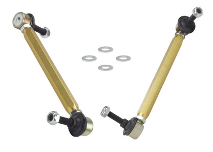 Whiteline 02-06 Mini Cooper S Front Swaybar link kit-Adjustable ball end links - Graveyard Performance