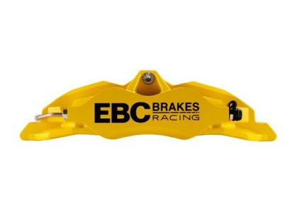 EBC Racing 05-11 Ford Focus ST (Mk2) Front Right Apollo-4 Yellow Caliper - Graveyard Performance