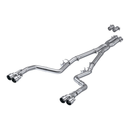 MBRP 15-Up Challenger 5.7L /  17-Up 6.2L/6.4L 3in Race Series Cat-Back w/ Quad Tips AS Exhaust - Graveyard Performance