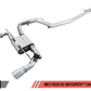 AWE Tuning Ford Focus RS SwitchPath Cat-back Exhaust - Chrome Silver Tips