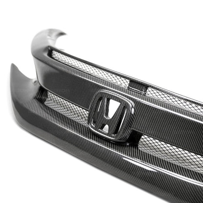Seibon 16-18 Honda Civic OEM-Style Carbon Fiber Front Grill - Graveyard Performance