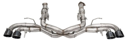 Corsa 2020-25 Corvette C8 3in Xtreme Cat-Back Exhaust 4.5in Black Quad Tips - Deletes stock AFMValve - Graveyard Performance