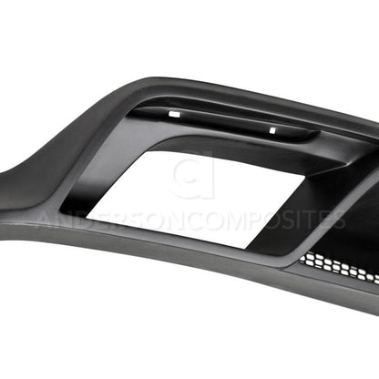Anderson Composites 15-16 Ford Mustang R-Style Rear Valance (for Quad Tip Exhaust) - Graveyard Performance